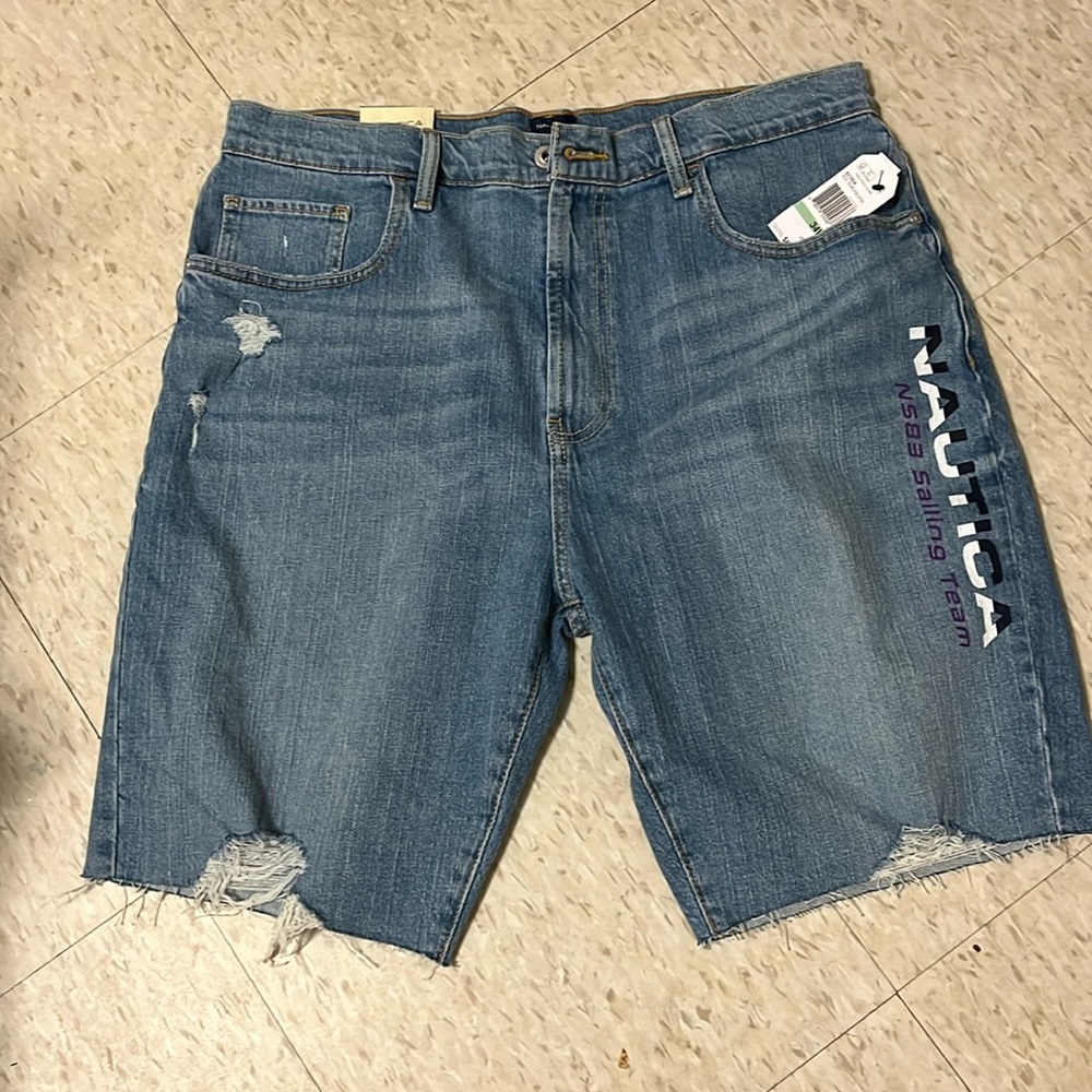 BRAND NEW W/ TAG NAUTICA MEN RELAXED FIT JEAN SHORTS